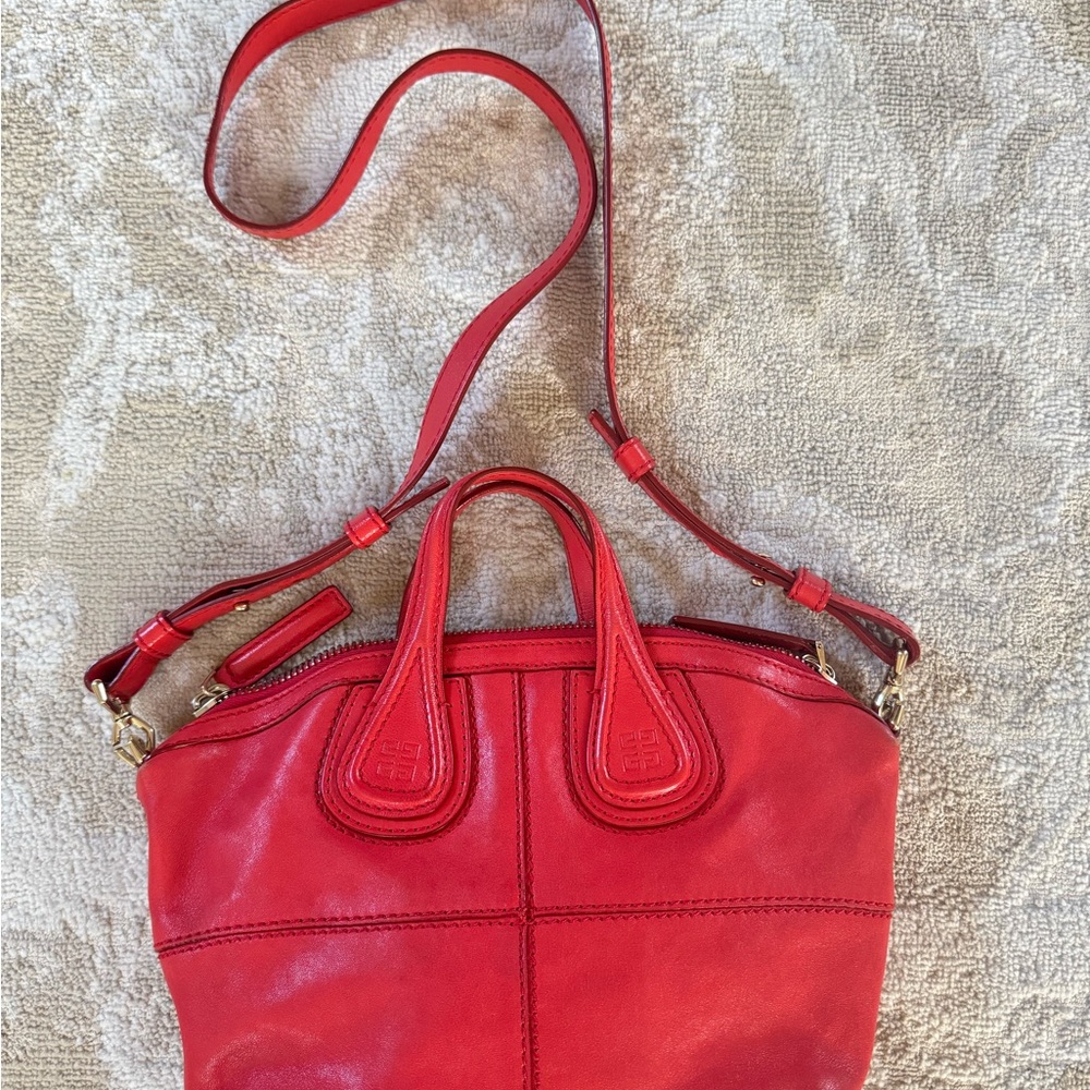 Givenchy Red Mini Nightingale Bag - Picture 2 of 10